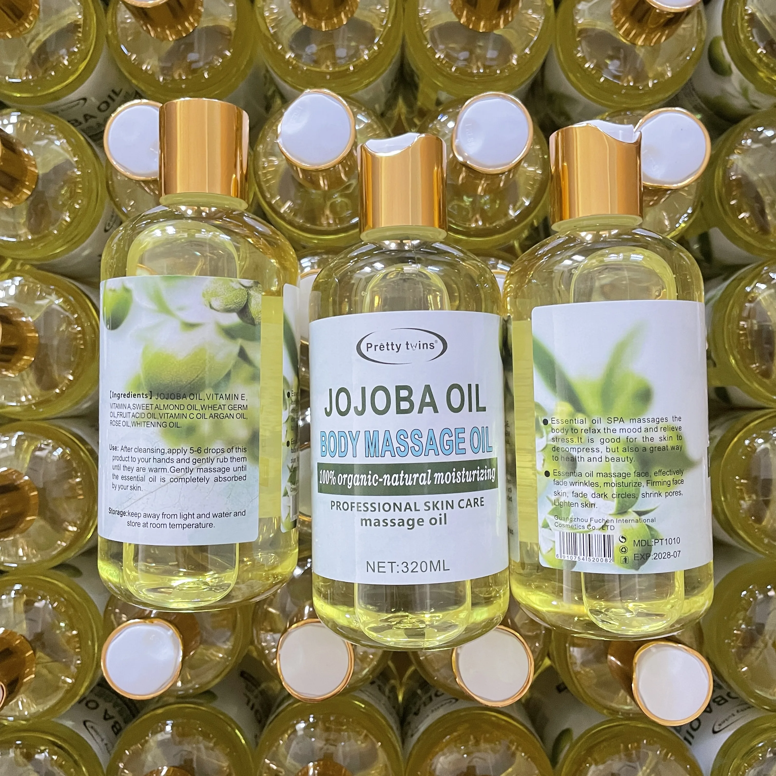 300ml Best Quality Skin Whitening beauty SPA ROSE LEMON Ginger Essential oil Private Label Fat Burning Oil Health Skincare