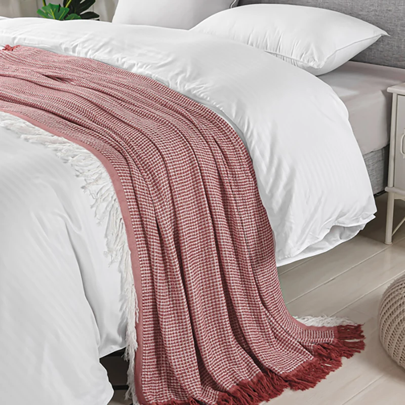 Горячая распродажа супер мягкая горячая Распродажа 100% покрывало из бамбукового волокна летнее тонкое для гостиной и офисное одеяло