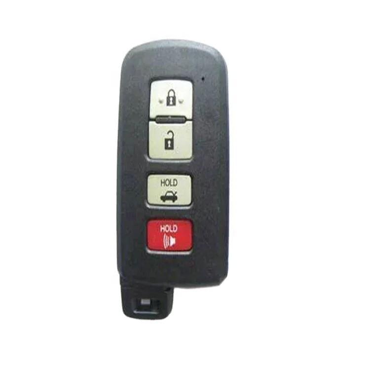 Hot selling toyota car key cover 3 + 1 button smart card key shell case