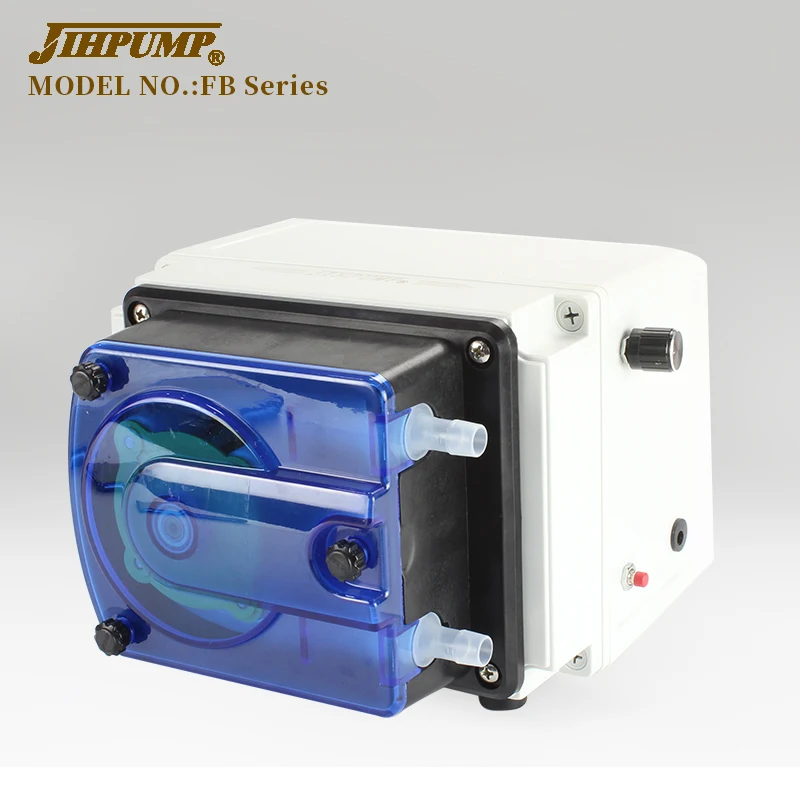 JIHPUMP Manufacturer 24V  Stepper Liquid Filling Machine Peristaltic Pumps for Chemicals Detergent Food Dispensing