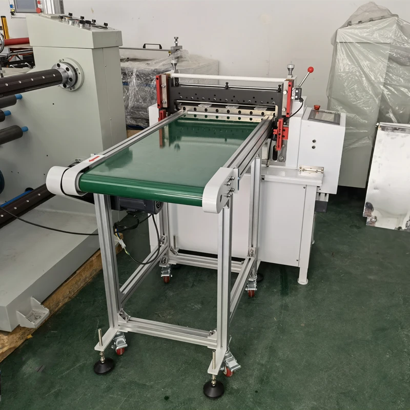 Polyester Material elastic Netting PP MESH cutting machine