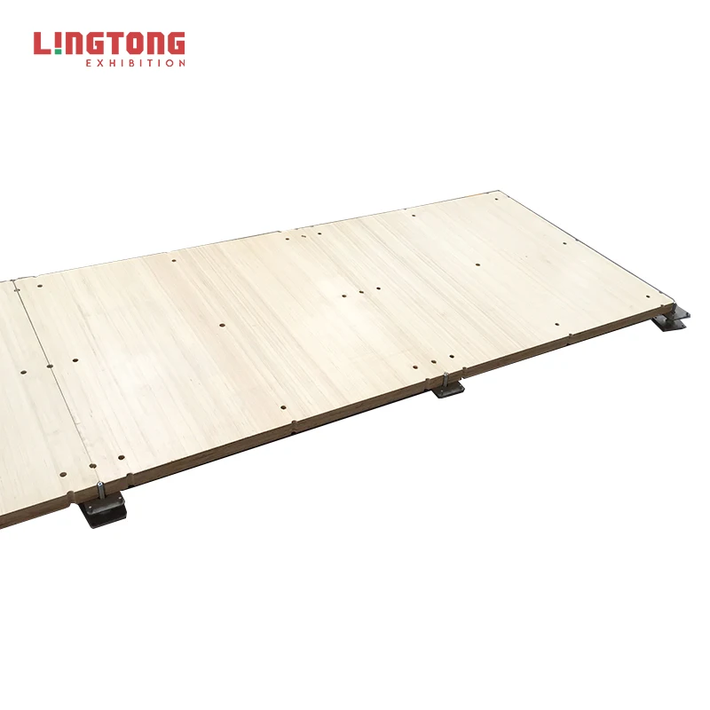 Легкая сборка приподнятая напольная система регулируемый напольный стол оборудование для торговой выставки выставочный