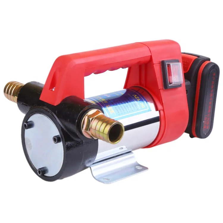 Electric portable refueling DC 24V 175W 260W battery operated gasoil  oil diesel kerosene transfer pump bomba
