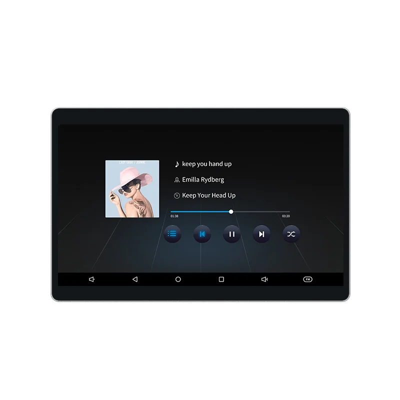 11.6' Car Android 12 Headrest Monitor  4G Touch Screen Seat Back System