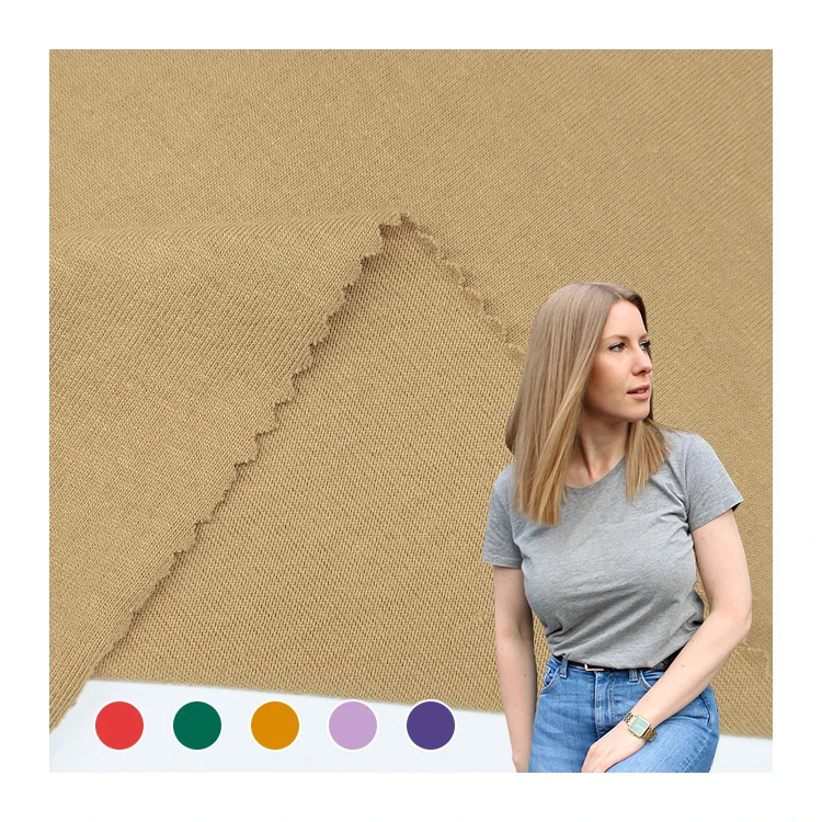 Premium Weight Polyester Jersey Fabric For Pants, Factory Wholesale Tubular Cotton Jersey Knit Fabric/
