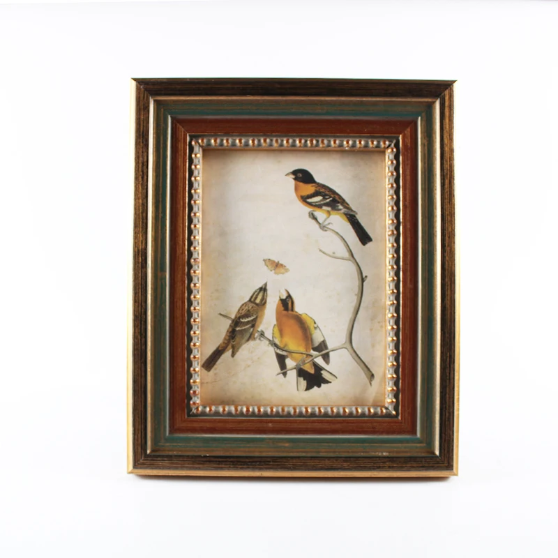 
DaWei Creative European Composite Solid Wood Home Soft Retro-vintage picture frames 