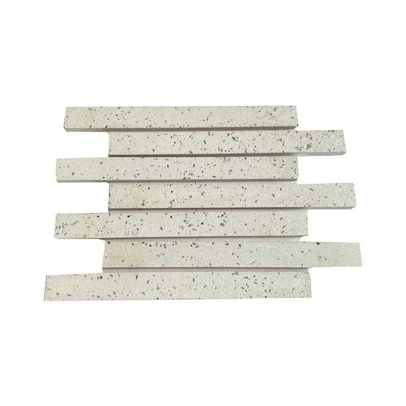 Экологические внешние и внутренние строительные стены декоративные белые длинные волокна цементные полосы кирпичи
