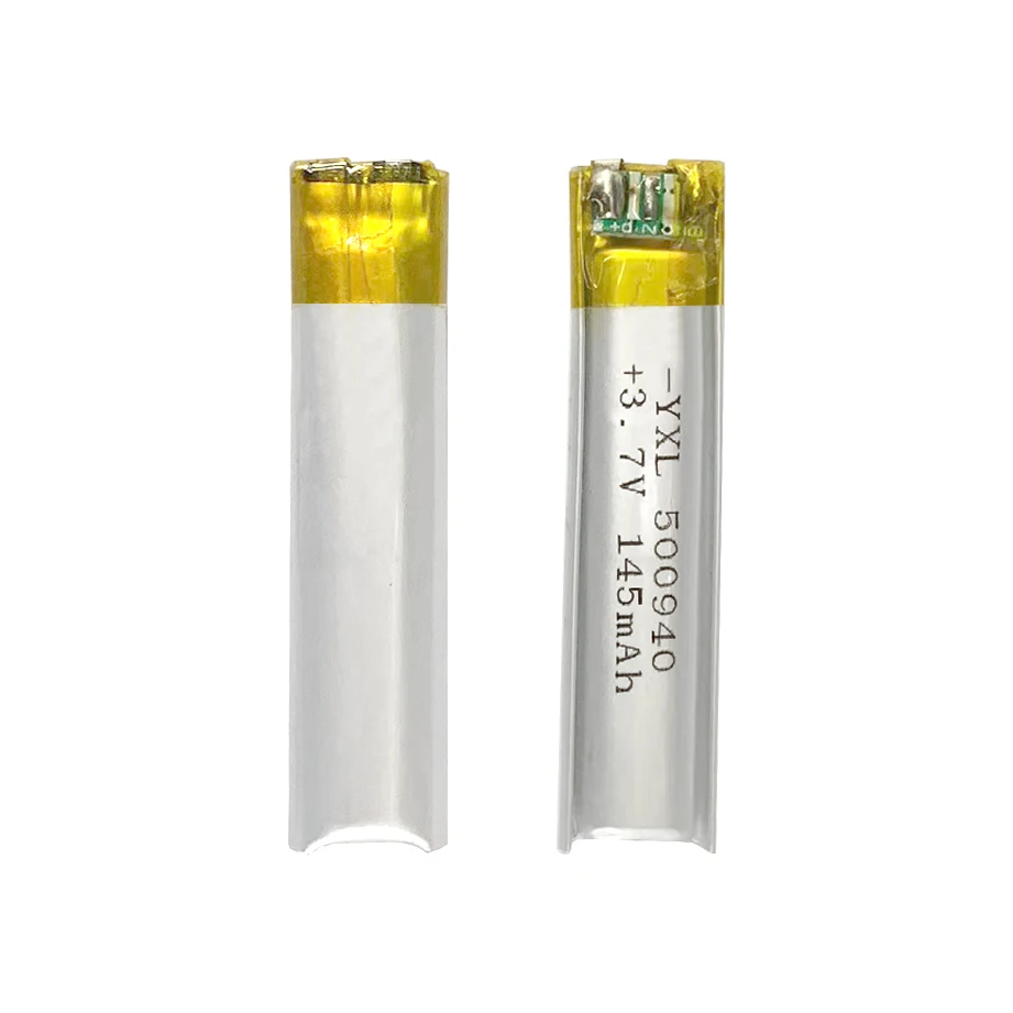 lion battery Booked 500940 polymer soft pack lithium ion battery 145 Mah 3.7V neck headset special small battery