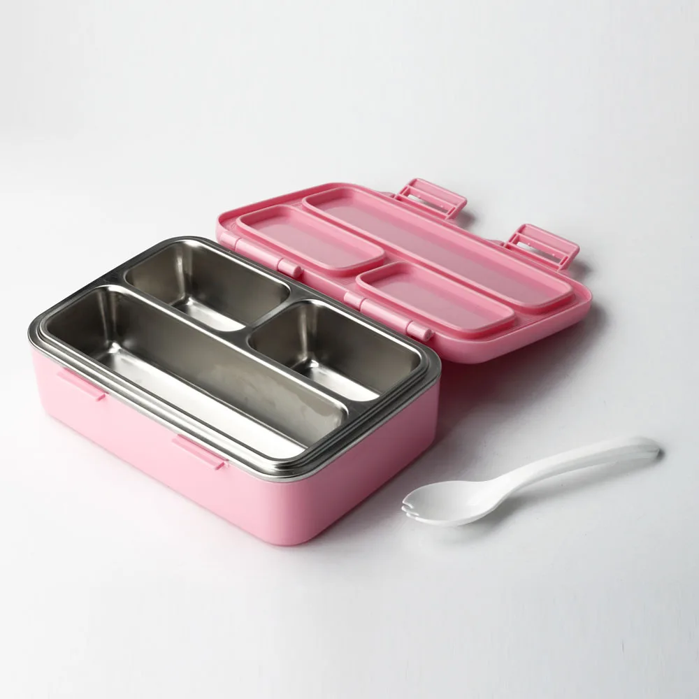 Ланч-бокс из нержавеющей стали Bento без БФА для