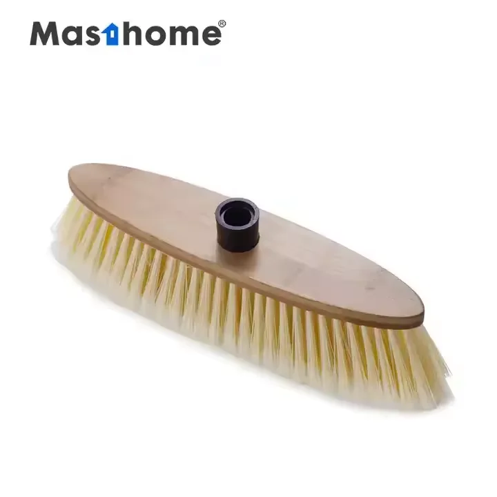 Masthome Factory Price Bamboo & Plastic Series Broom Head Soft Home Cleaning Sweep Broom