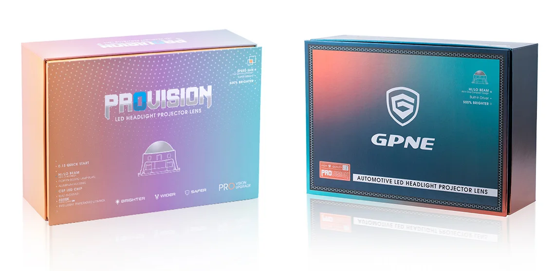 GPNE P10 h4 led headlight projector 57W H7 9005 blue lens projector focos led para auto bi led projector lens 3.0