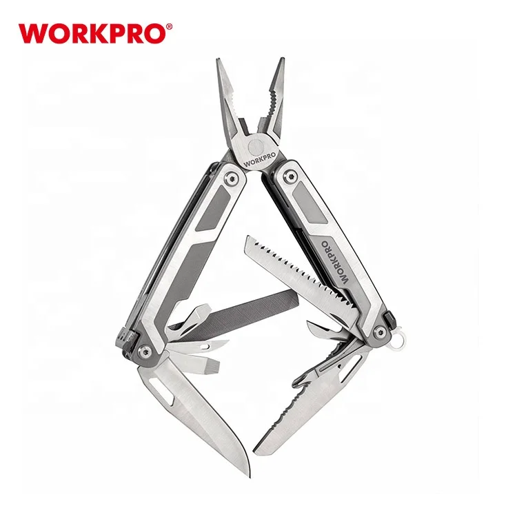 WORKPRO 16 в 1 Многофункциональный инструмент обжимные плоскогубцы мульти-функциональный для активного отдыха на открытом воздухе из нержавеющей стали многоцелевой