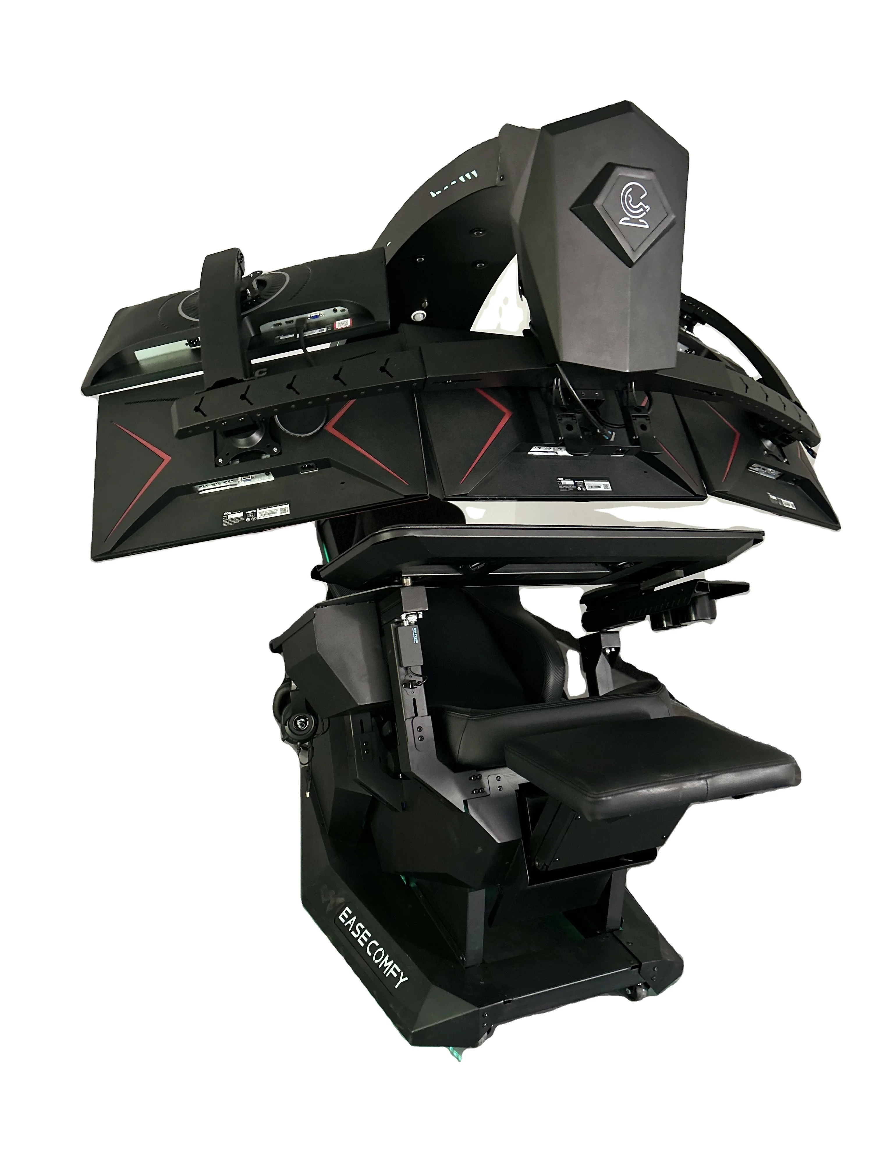 EASECOMFY T2 THRONE  zero gravity recline workstation home office racing chair cockpit gaming cockpit for monitors