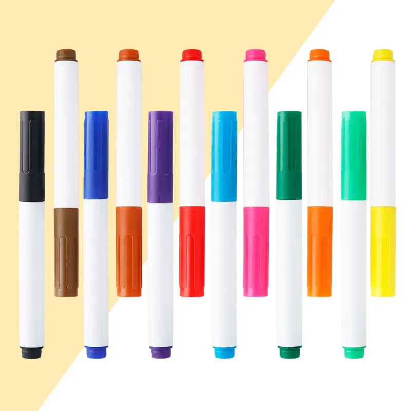 Maxwri Hot Sale Multicolor Whiteboard Pens Graffiti Dry Erase 12 Colors Whiteboard Marker Pen For Office School Promotional