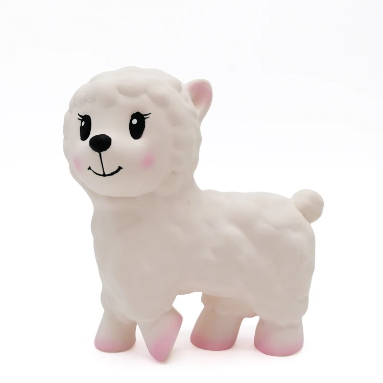Manufacturer New Product Nontoxic Latex Sheep Chew Natural Latex Toys