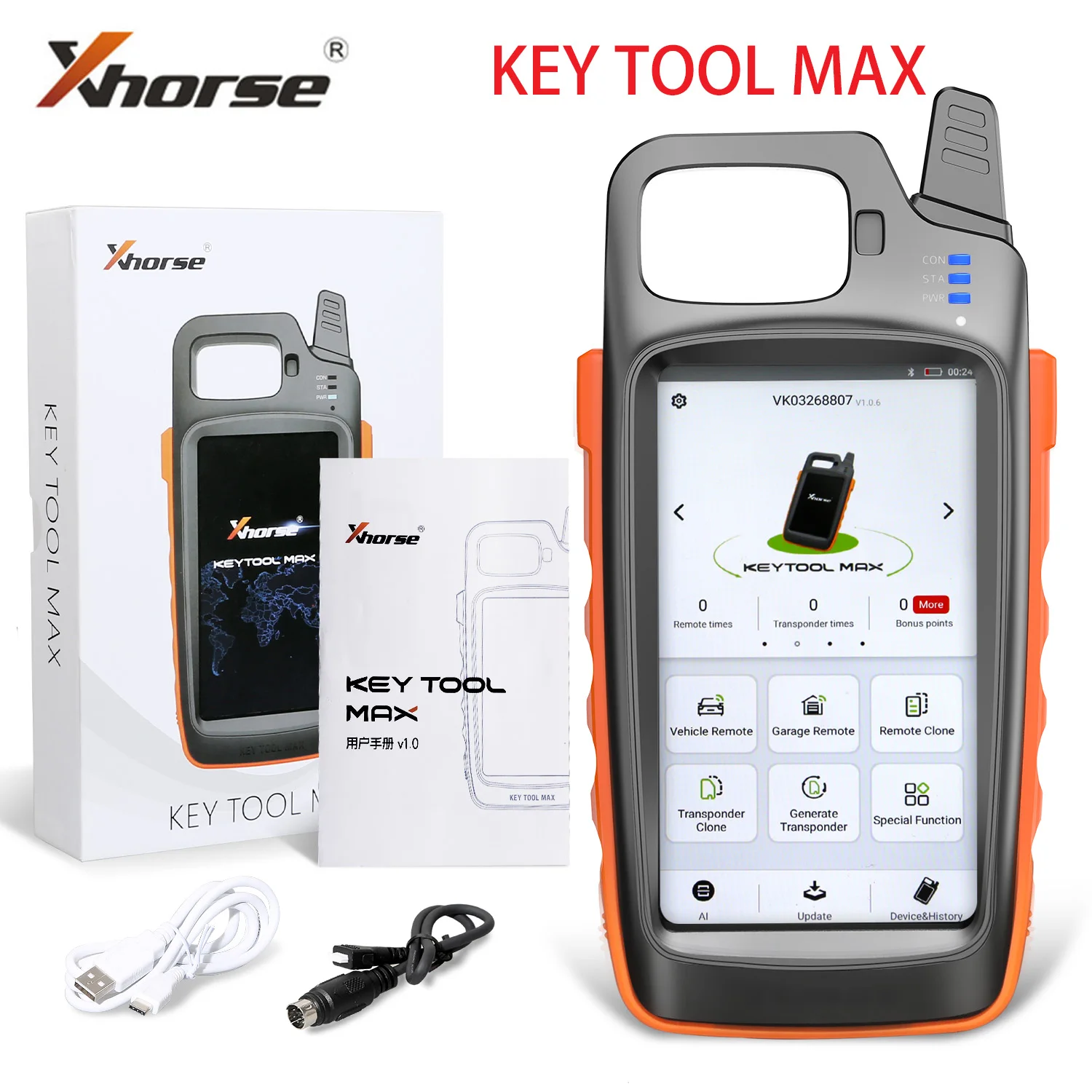 Xhorse VVDI Key Tool Max без MINI OBD key tool программатор создания транспондера подключения