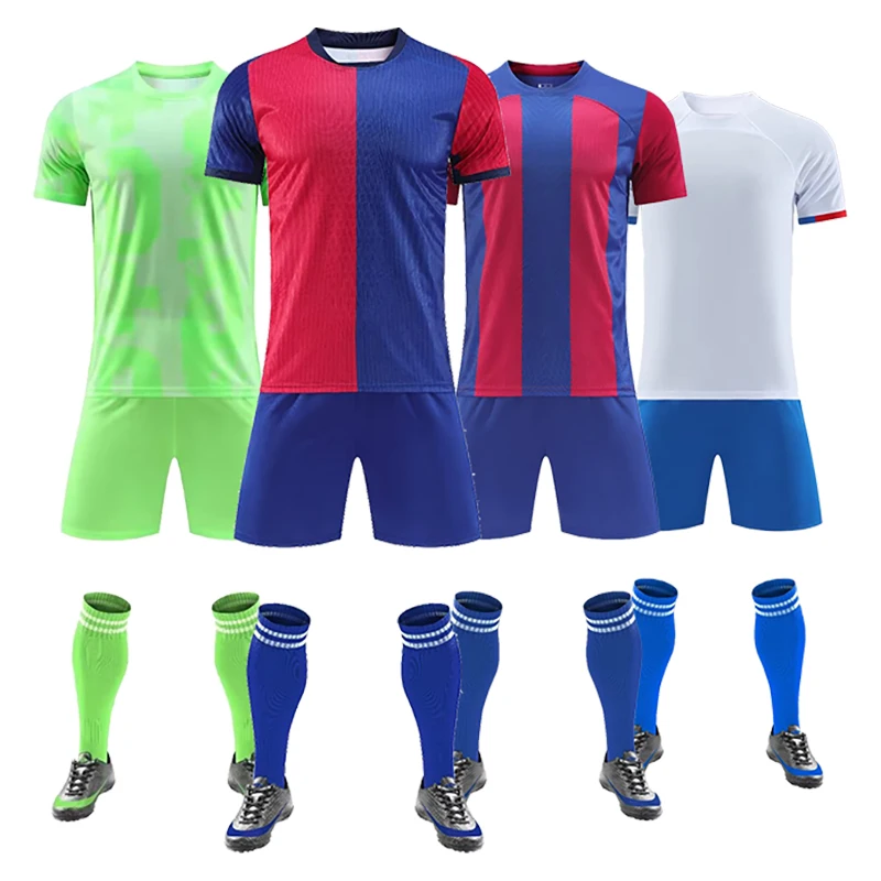 Футбольная форма с логотипом на заказ комплект футбольной формы спортивный костюм для мужчин тренировочный детская одежда