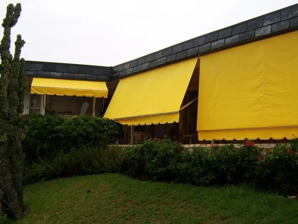 French Style outdoor vertical drop arm retractable awning for window sunshade