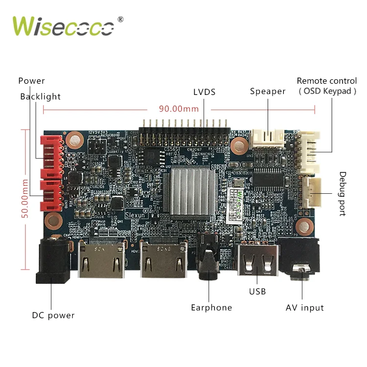 Широко используемый 24 дюйма 1920x360 растягивается Бар ЖК-дисплей