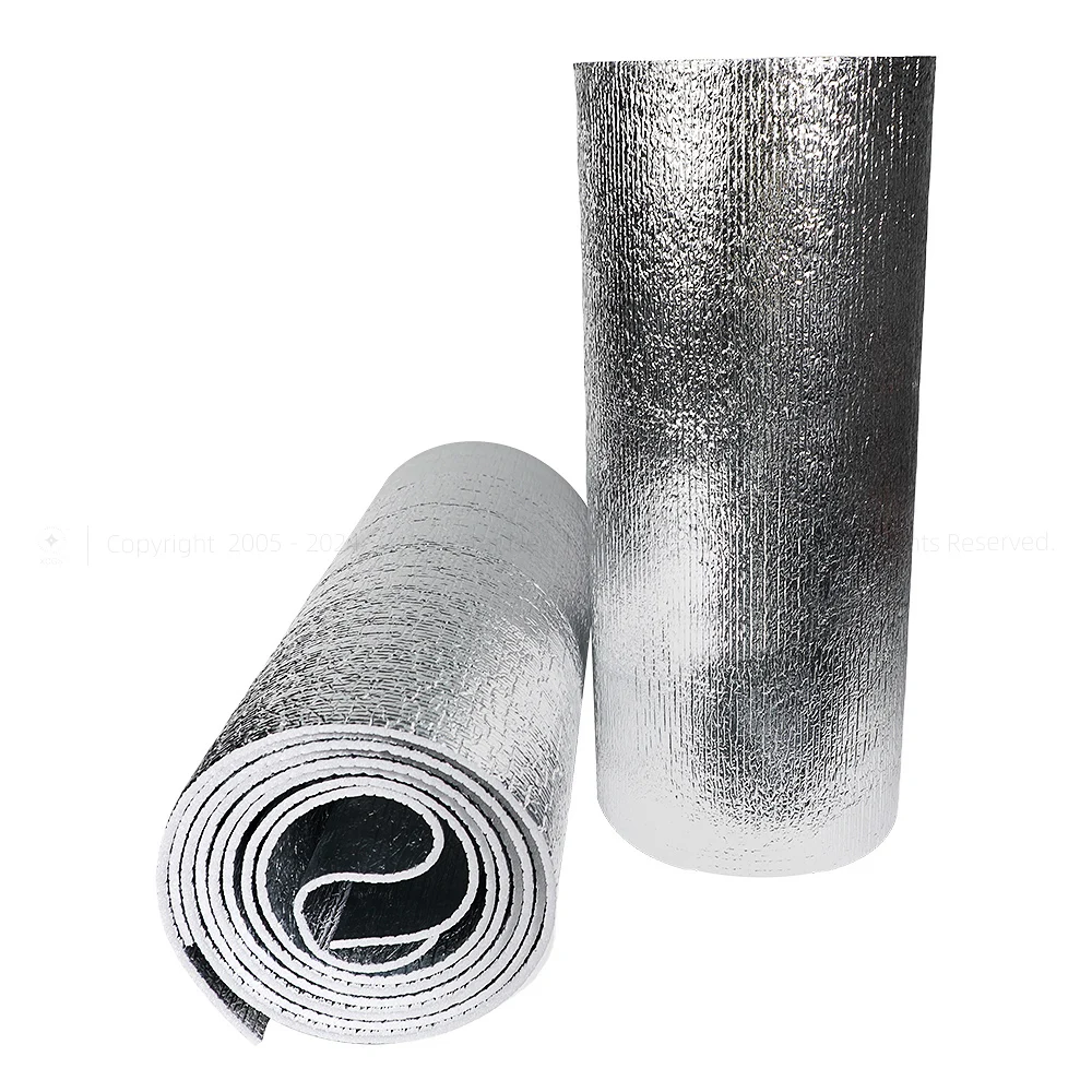 Custom Foam Heat Barrier Foil Insulation Building Reflective Acoustic XPE Foam with Flap Residential Radiant