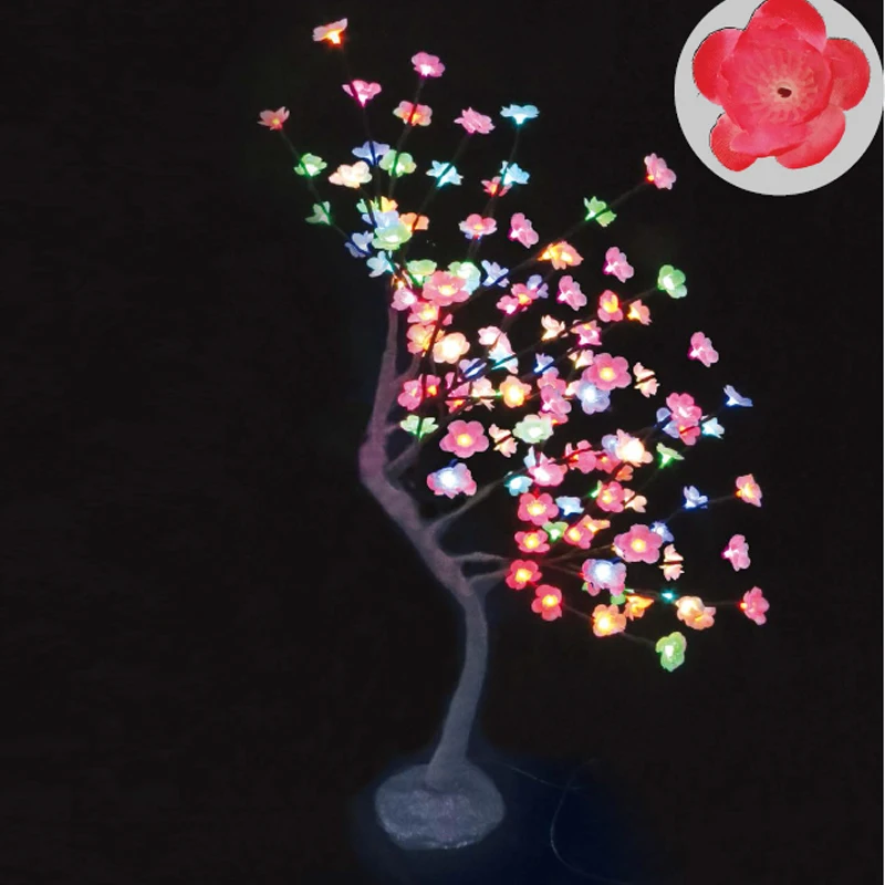 Cherry Blossom Tree with RGB light 110V Christmas tree wedding decoration