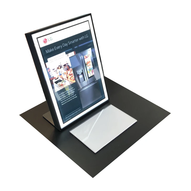 Illuminated Sign Holder Acrylic Sign Holder Customize Tabletop Advertising Light Signage