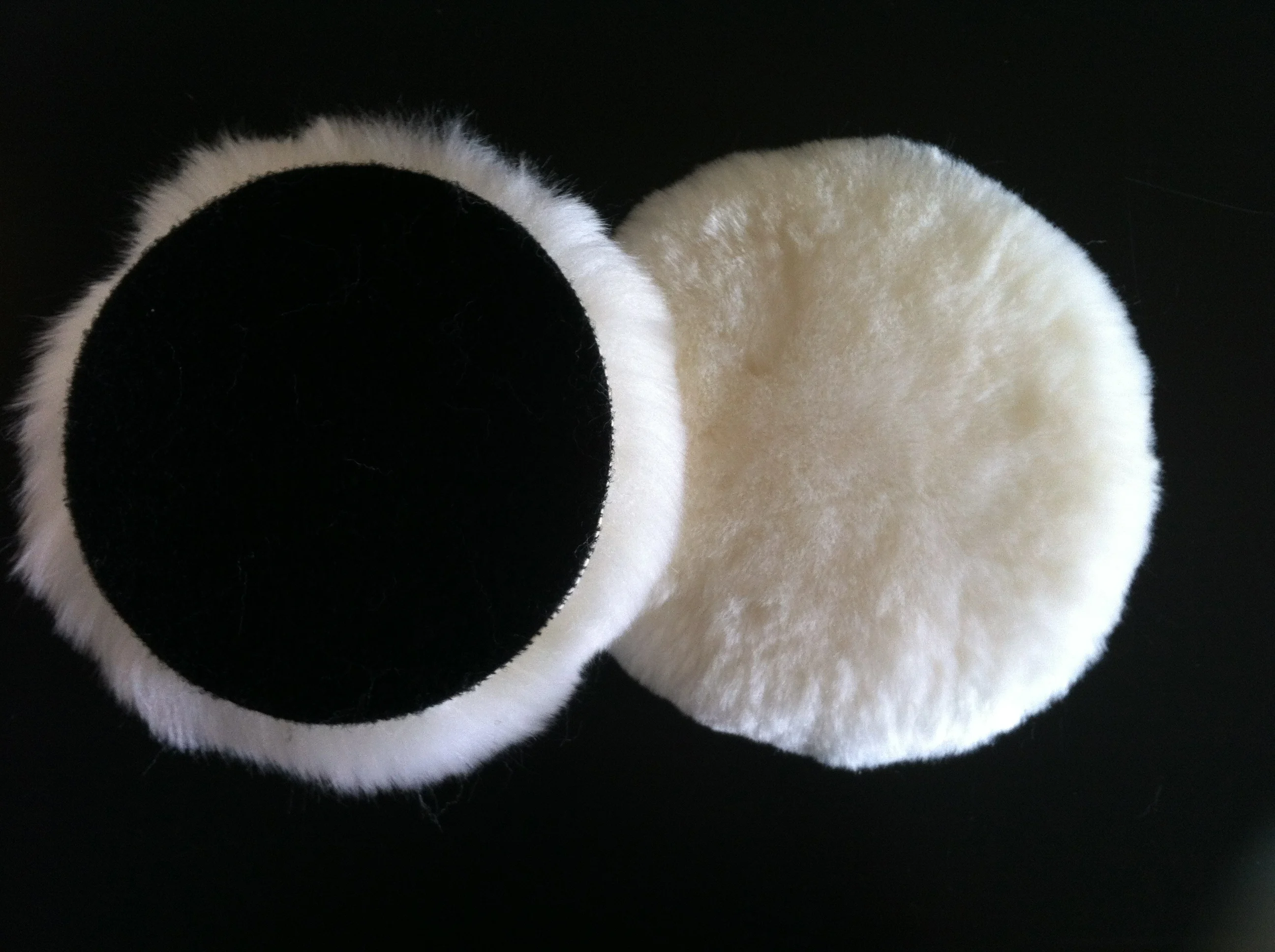 High quality 100%weave wool polishing pad 3'inch