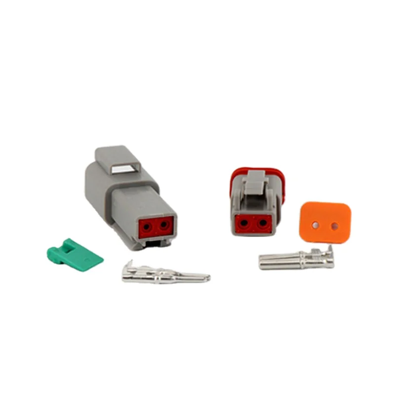 Custom auto connector 2 3 4 6 8 12 pin deustch dt automotive electrical wiring harness auto wire harness 2 pin connectors