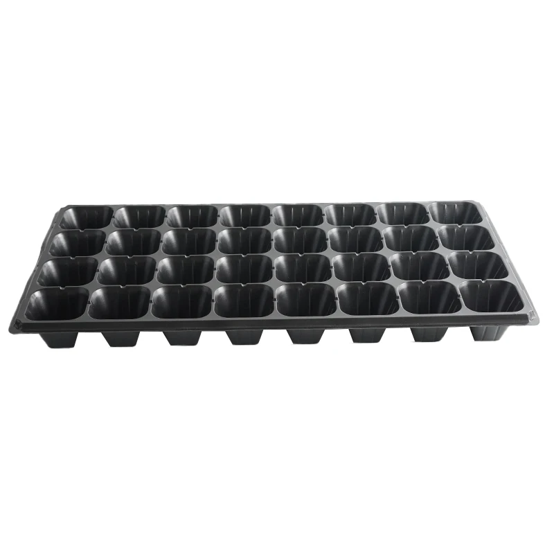 32 Holes Factory Direct Produced High Quality Plastic Nursery Seedling Trays PET Seedling Trays Used Many Times