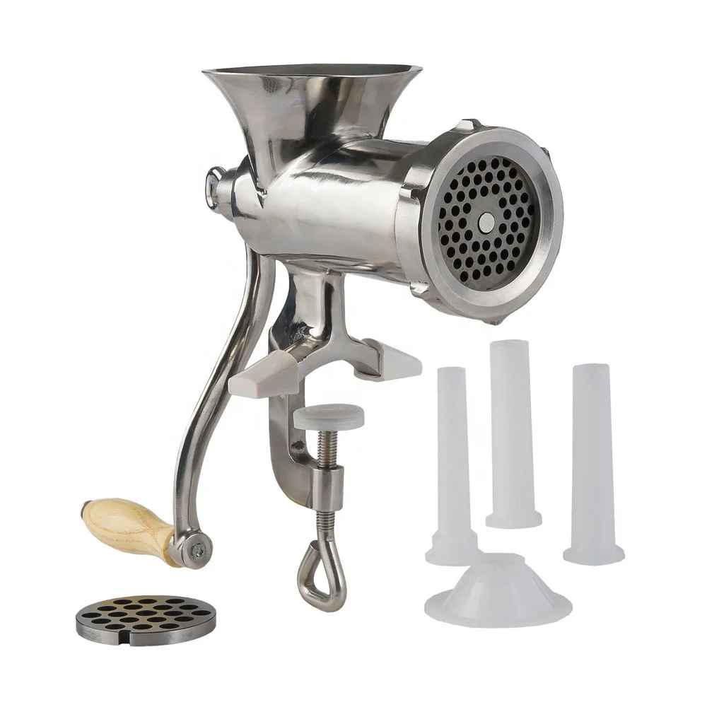 
5#8#10#12#22#32#32#B stainless steel manual small mincer meat grinder machine  (2011741160)