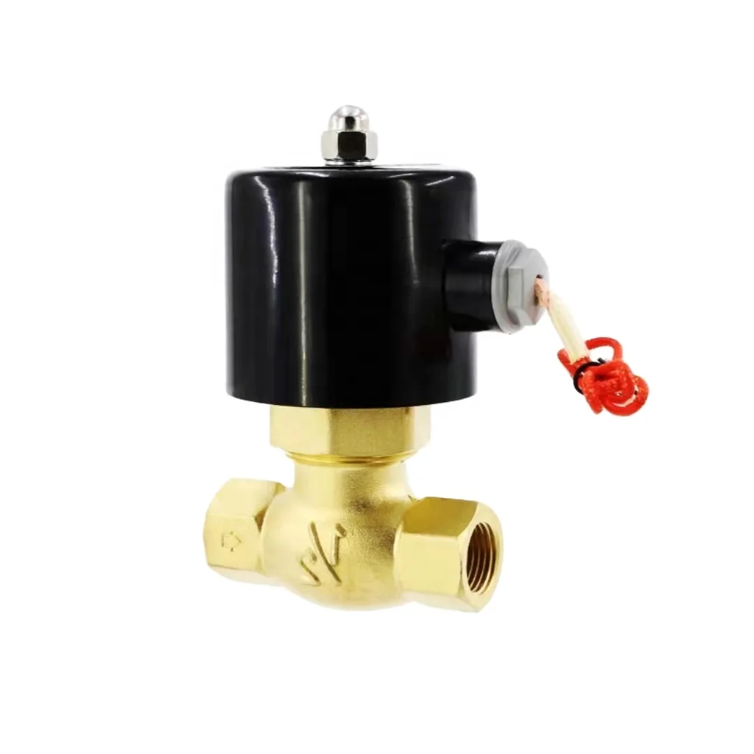 High-quality steam solenoid valve DN20 3/4 220V 24V threaded type steam neutral gas fluid energized to open power off to close