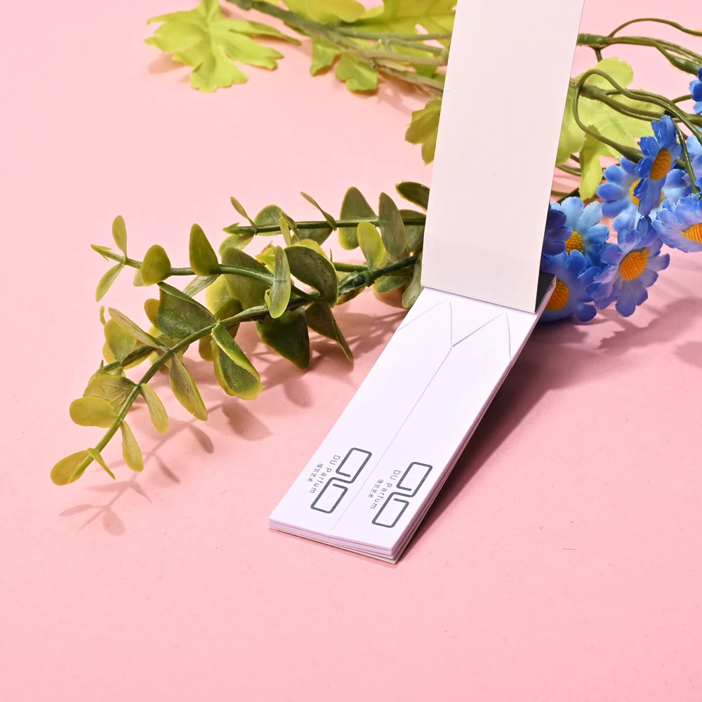 Wholesale Portable Blotter Strips Book Factory Logo Custom Perfume Book Perfume Strips in Book