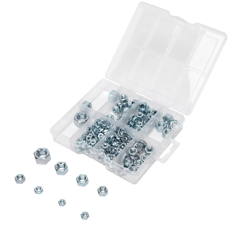 China Supplier High Quality 178PCS Stainless Steel Hex Nut