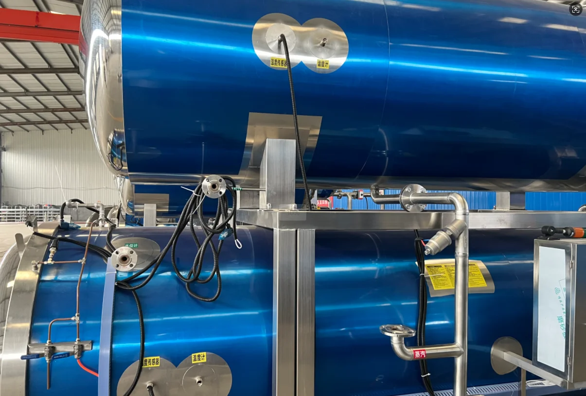 Automatic Industrial PLC Water Spraying Retort Sterilizer Autoclave Machine