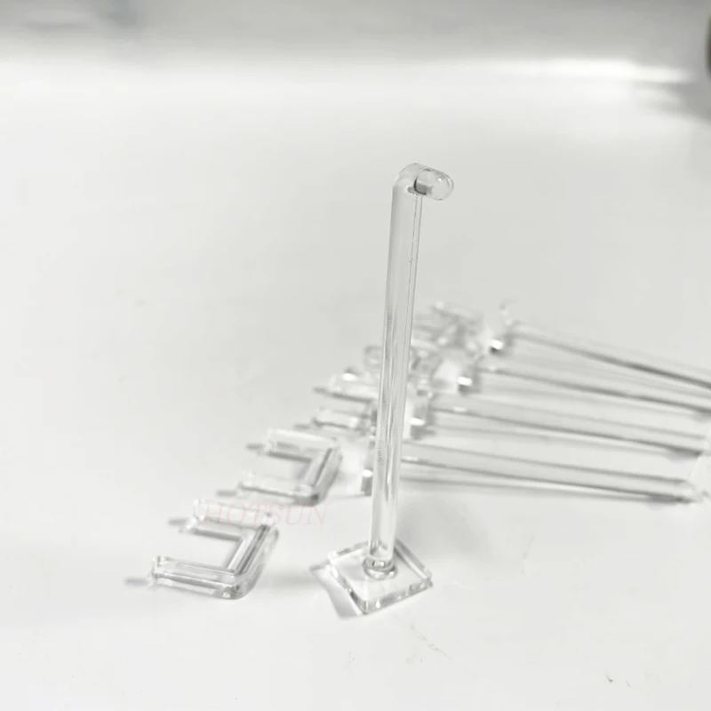 Clear plastic hooks for 3C Phone Accessory Hang Transparent Acrylic Peg for Jewelry Products
