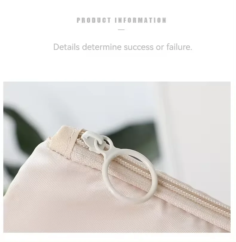 Portable Large Capacity Travel Storage Bag Fashionable Open Style Cable Charger and Headphone Storage for Makeup Bag Use
