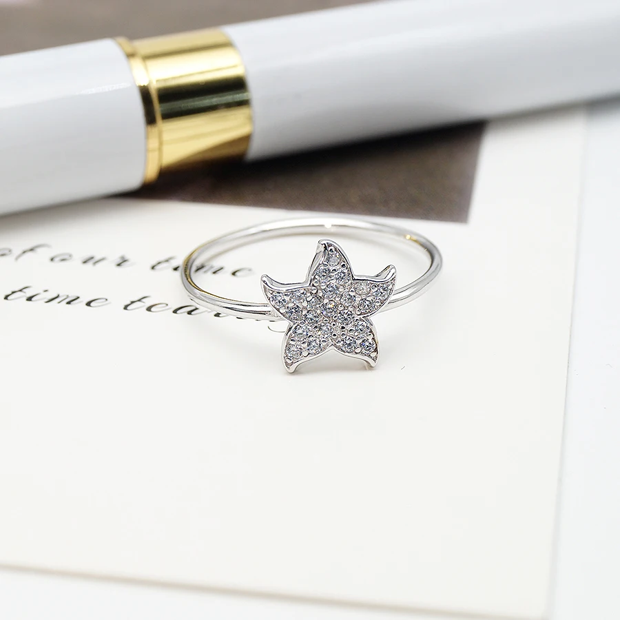 Wholesale S925 Plain Silver Zirconia Stones Ring For Women 925 Sterling Silver