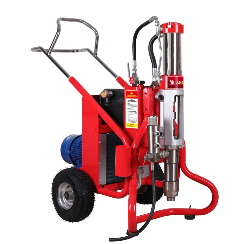 AH90 9.2kw 14hp max 10 guns sprayer heavy duty airless sprayer corrosion resistance putty spray airless machine