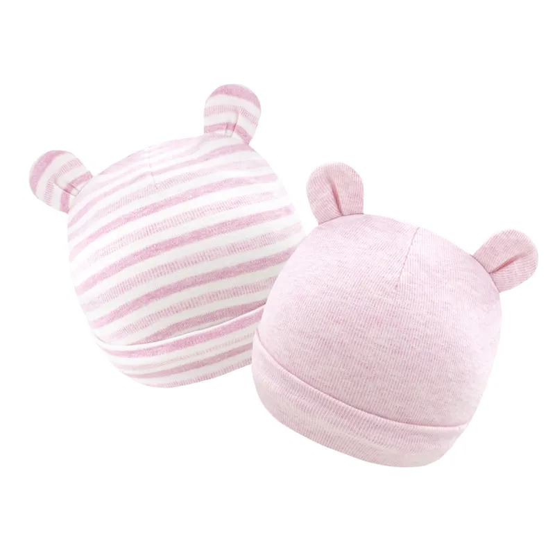 Шапки для новорожденных мальчиков и девочек облегающие шапки шапка 0-6 месяцев 100% хлопок