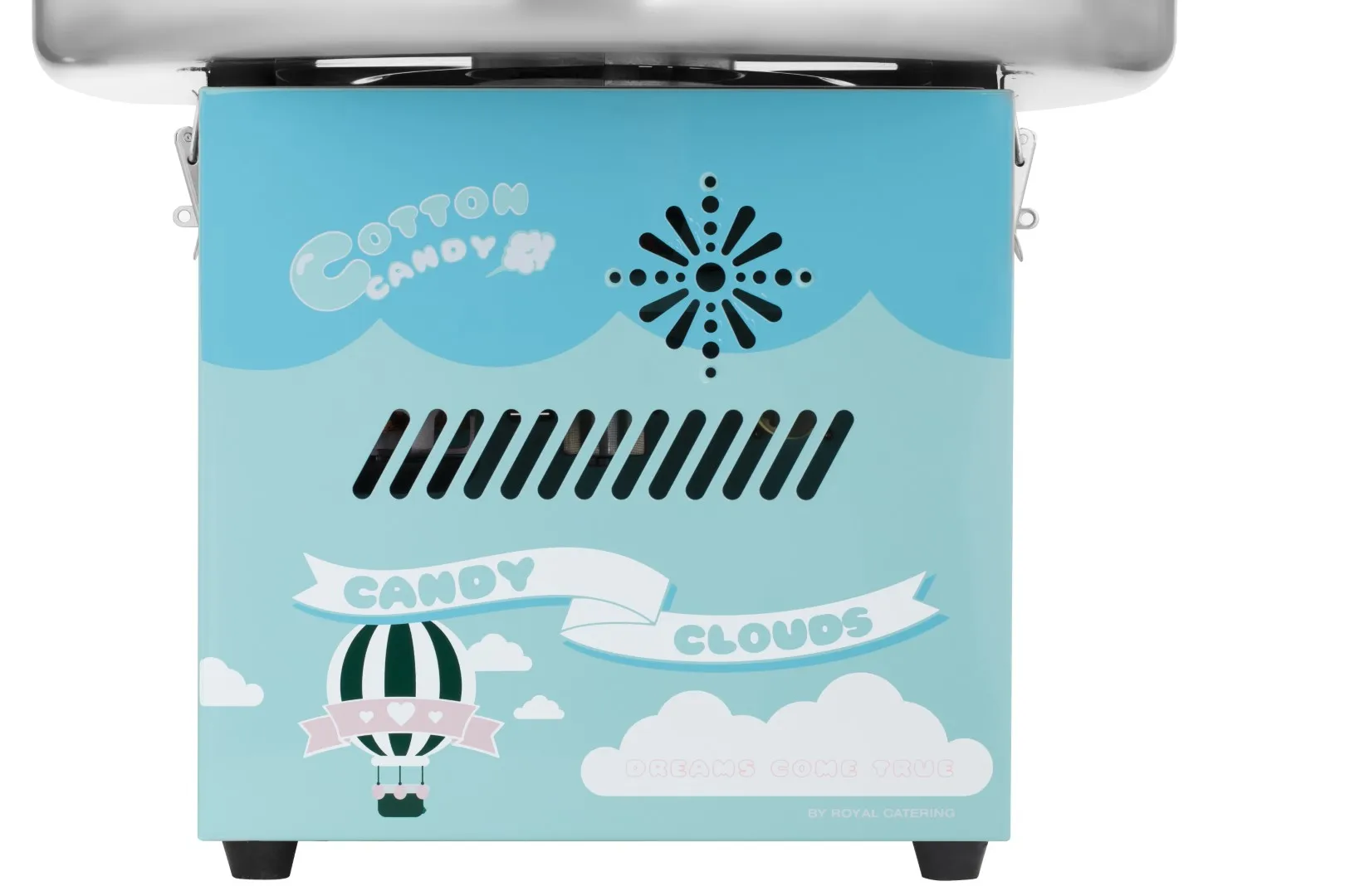 Premium German Quality Standards CE Certified 52cm 1200W Commercial Turquoise Candy Floss Machine Cotton Candy Maker