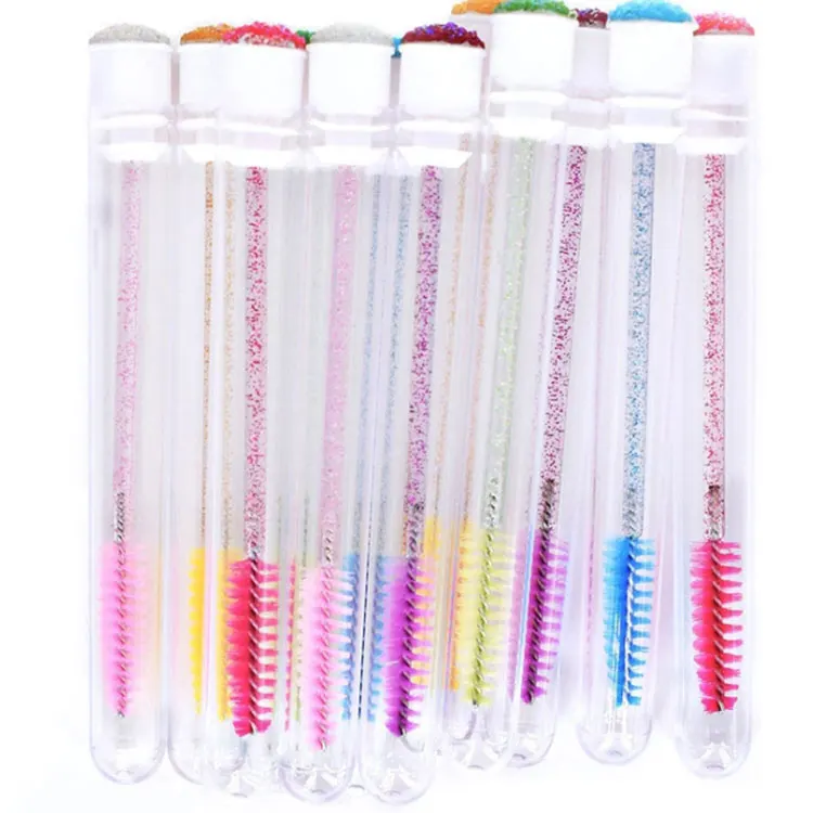 Lash 50 Pieces Bag Lash Cleansing Brush Salon Lash Cleanser Brush Wholesale Disposable Mascara Wand Eyelash Mascara Brushes