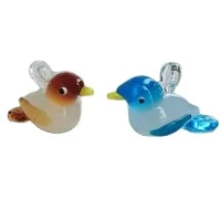
Wholesale by manufacturer hand blown miniature glass bird christmas tree ornaments 
