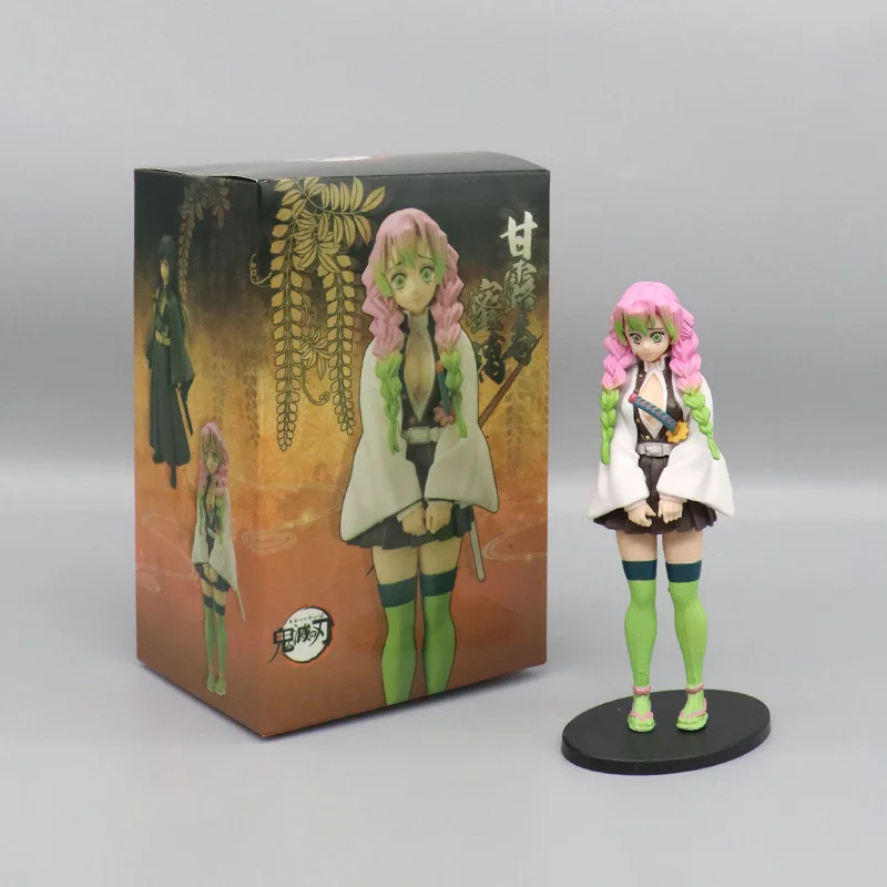 Anime Demon Slayer Action Figures Kimetsu No Yaiba Shinobu Nezuko PVC Dolls Model Collection Ornaments Japan Derivatives Toys