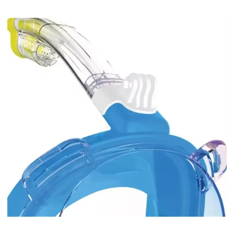 DEX light weight FFM12 snorkel mask comfortable durable and fashion Non frame design full face snorkel mask