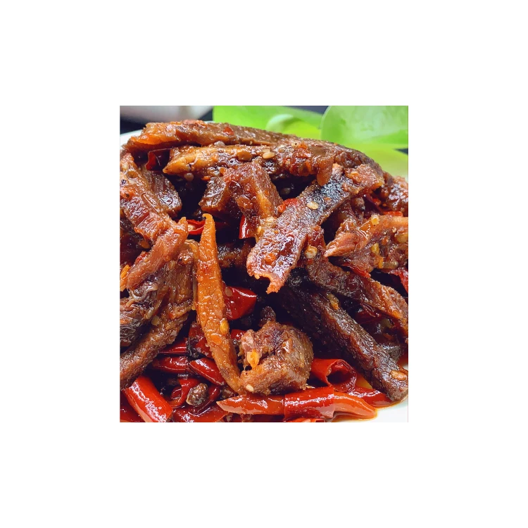 
Best Selling Spicy Flavour beef Cold beef snacks Scipy Beef Snack 