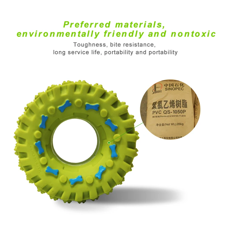 High quality Drable Interactive Luxury squeaky tire Pet Dog Chew Toys Training Toy  Pet Products for aggressive chewers