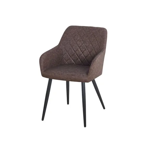 Free Sample Wholesale Design Room Furniture Nordic Velvet Modern Luxury Pink Upholstered Italian Dining Chair With Arms