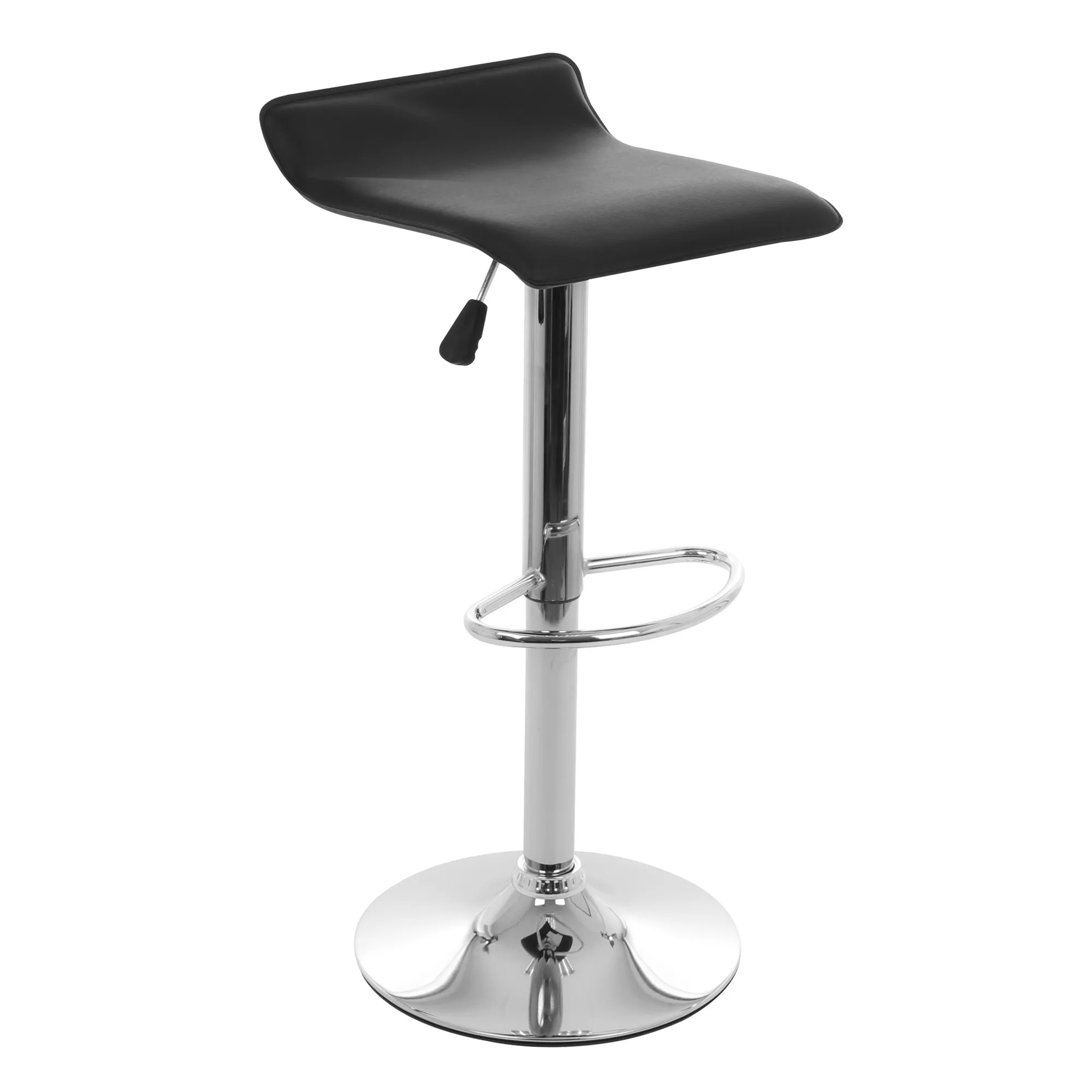 
Modern Comfortable Swivel Height Adjustable Dining Bar Stool Leather Chairs 