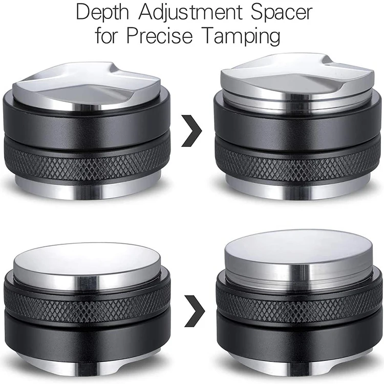 The tamper is made of food-grade high-quality stainless steel which material is safe