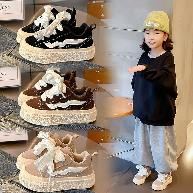 Boys And Girls Sneakers Spring New Soft Sole Kids Anti Slip Sneakers High Quality Baby Shoes